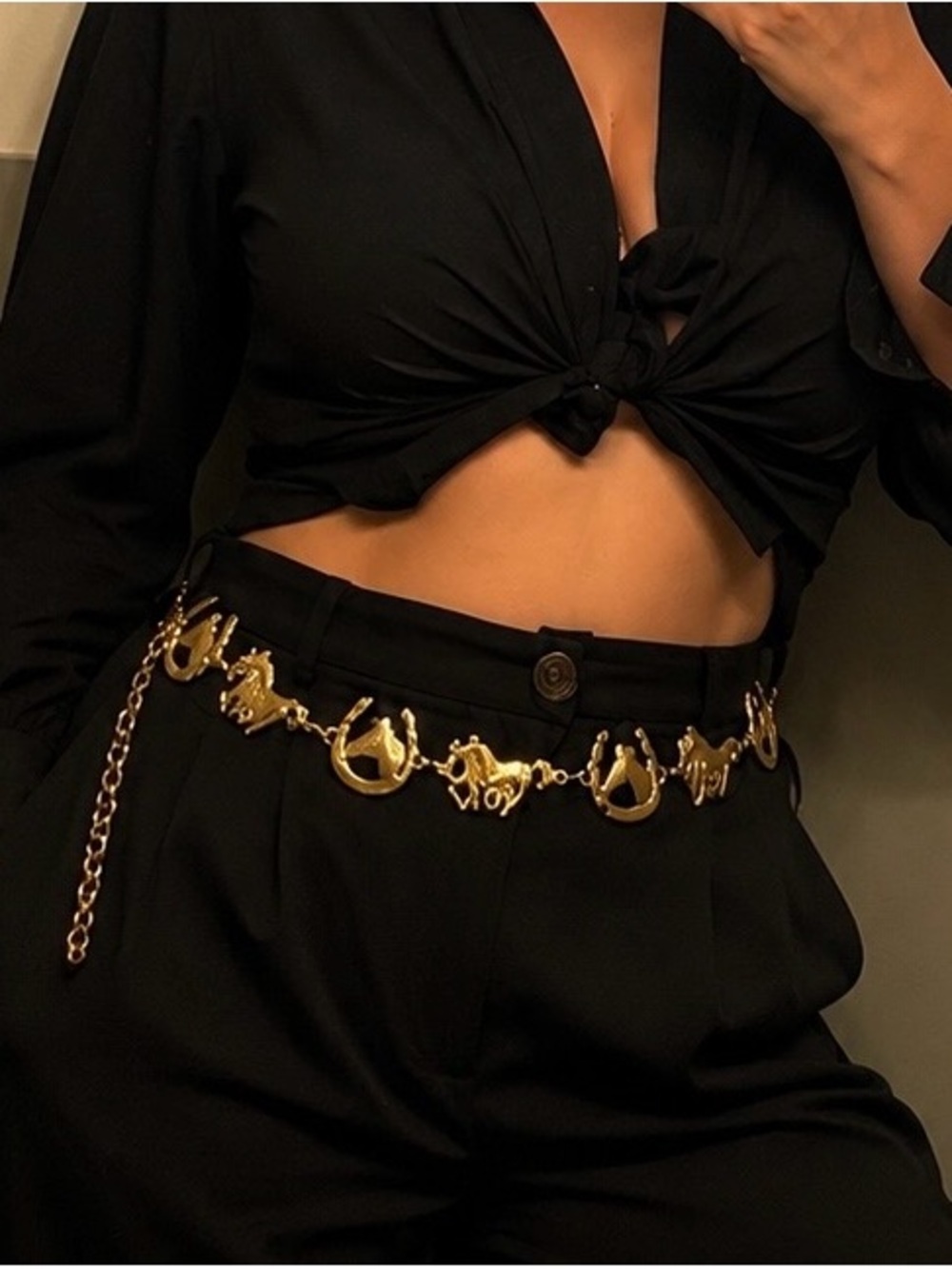New! Gold back necklace 3-in-1 - Picture 4 of 7